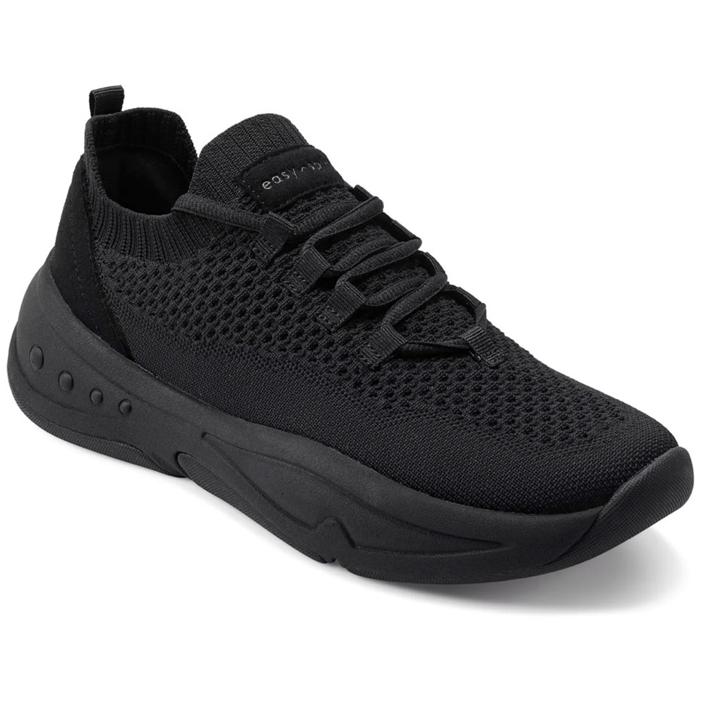 Easy Spirit Black Power Knit Sneakers Size 6